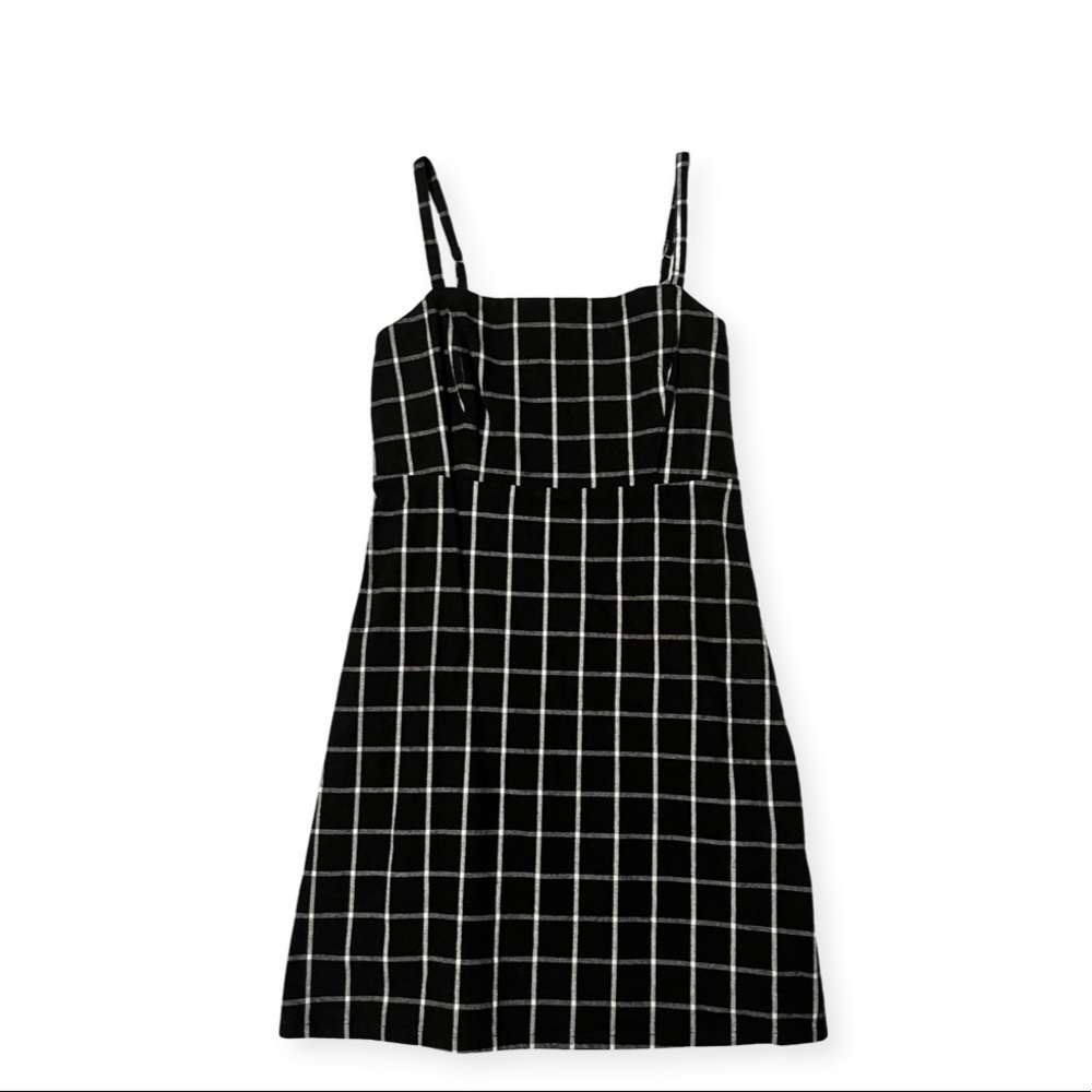 Plaid Print Bodycon Dress